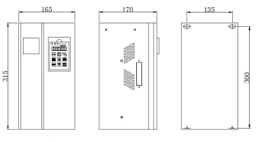 Fuente de alimentación 5-8kW (Montado en pared)
