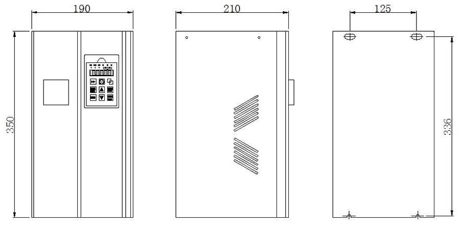 Fuente de alimentación 8-15kW (Montado en pared)