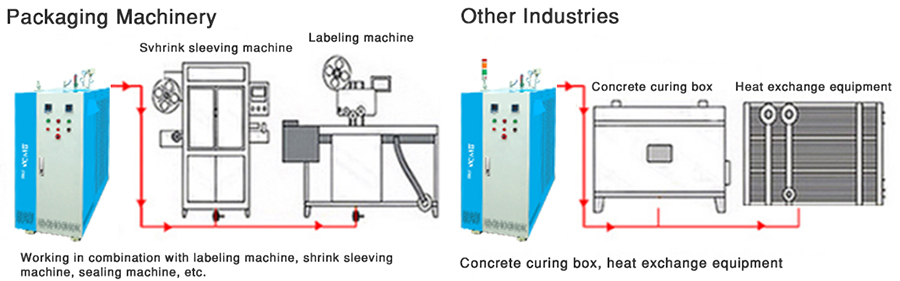 Generador de vapor de calentamiento por inducción